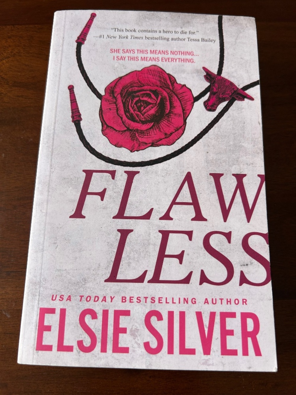 Flawless by Elsie Silver Paperback Book Chestnut Springs Romance